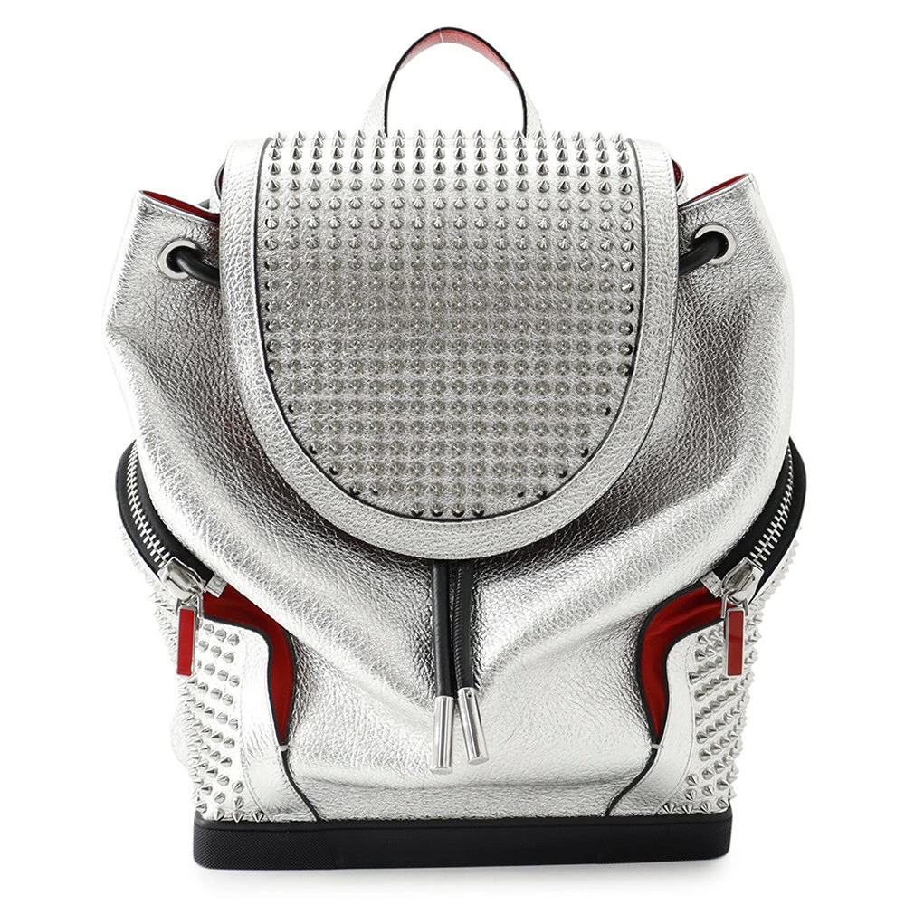 Christian Louboutin Explorer Funk Studded Backpack Rucksack Bag Black
